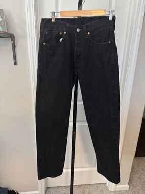 Levi's Black Straight-Leg Men's Jeans